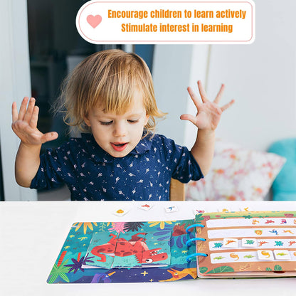 libro aprendizaje, juego didactico, libro montessori, aprendizaje interactivo